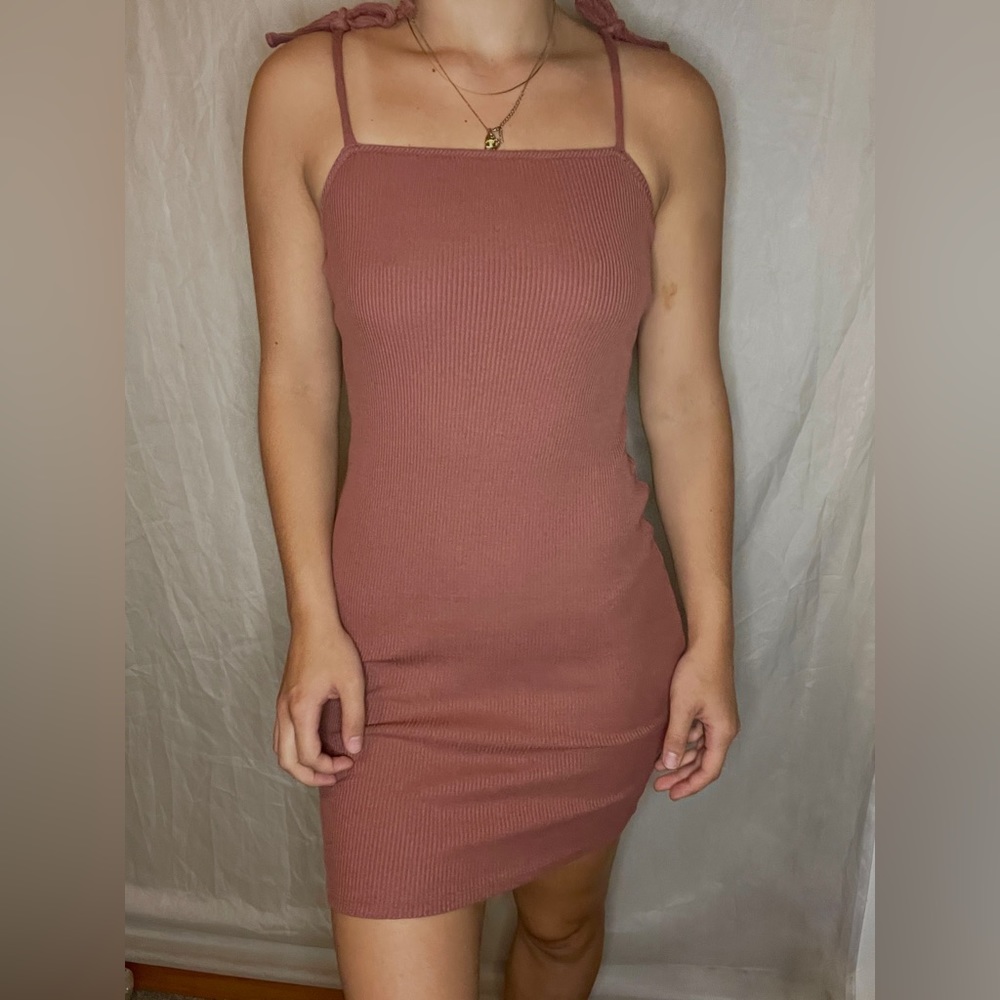 Wild Fable fitted ribbed mini dress